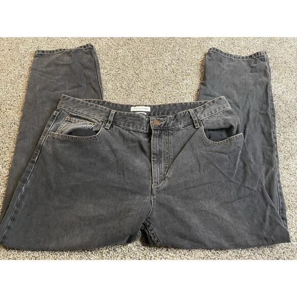 Isabel Marant Etoile Grey Grunge Straight Ankle Jeans Size 44 Inseam 25.5 - Picture 1 of 10